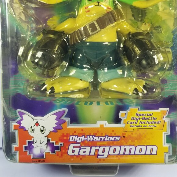 Bandai Digimon Gargomon to Rapidmon Digivolving Action Figure 2001 Sealed Vntg - Picture 8 of 16